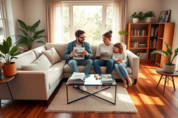 Eine Person prüft Optionen für einen Immobilienkredit mit erleichterter Genehmigung.